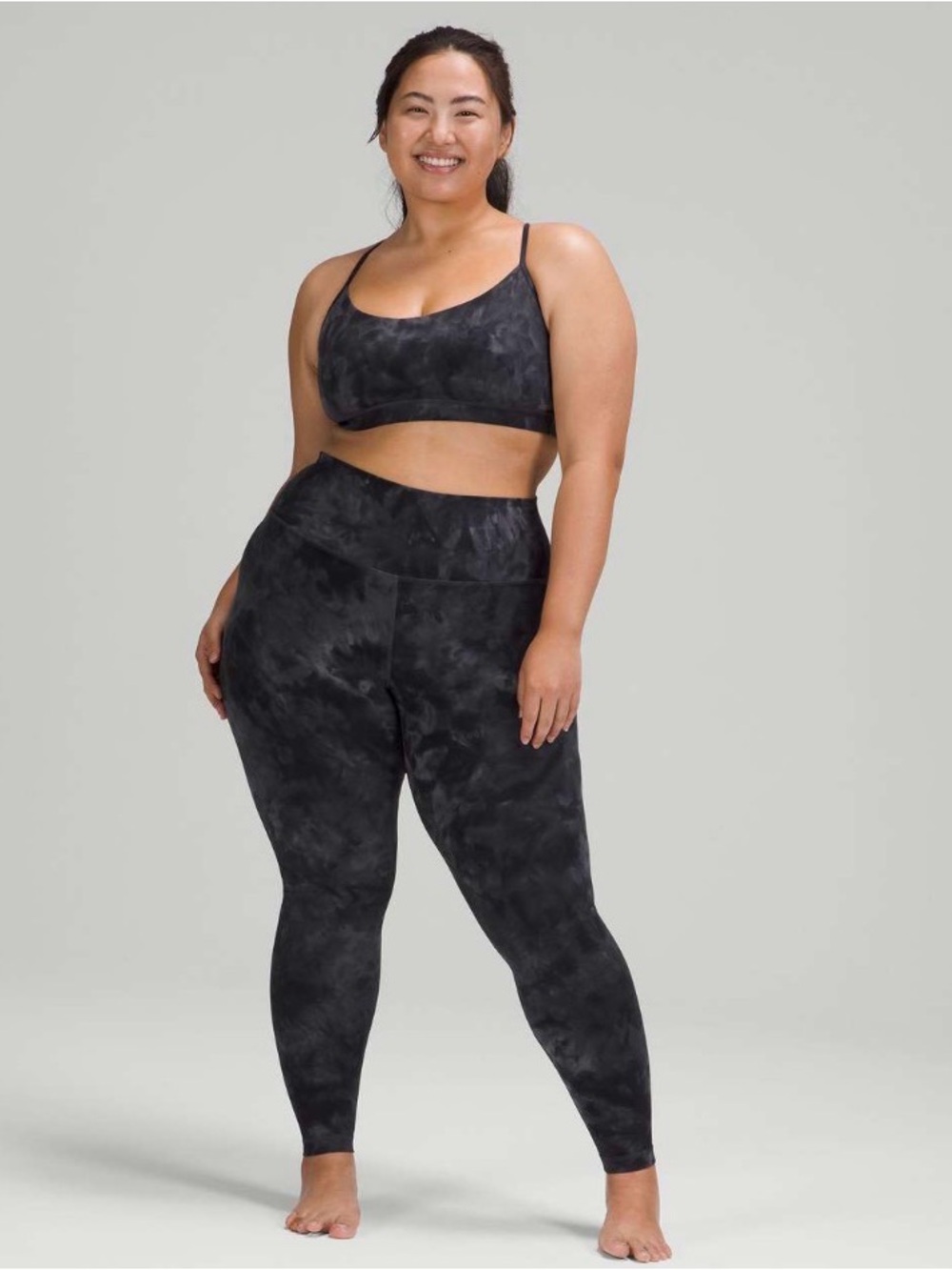 NWT Lululemon Align High-Rise Pant 28"Diamond Dye Pitch Grey Graphite Grey 18 G2